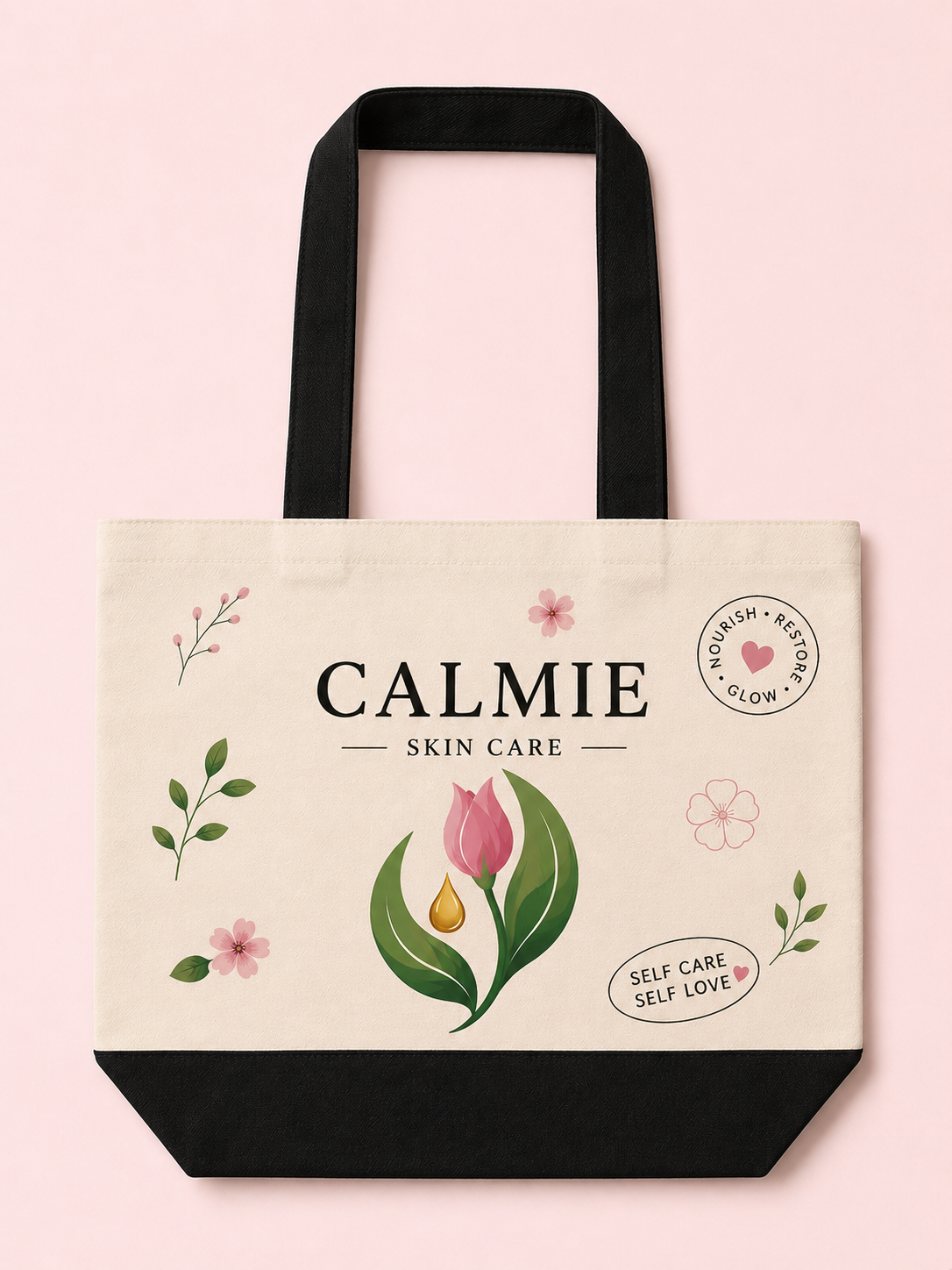 CALMIE SKIN CARE TOTE BAG