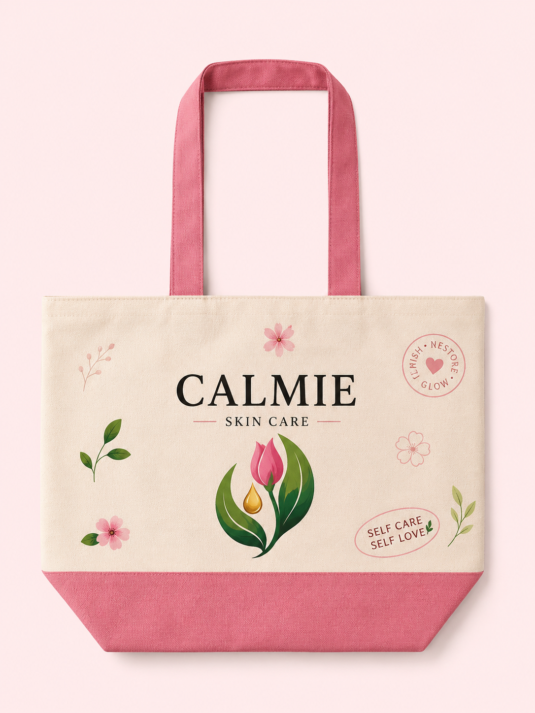 CALMIE SKIN CARE TOTE BAG