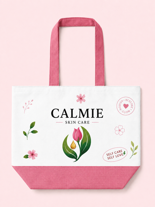 CALMIE SKIN CARE TOTE BAG